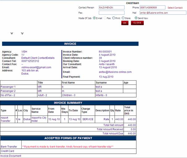 Accounts Module